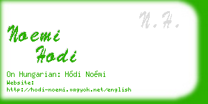 noemi hodi business card